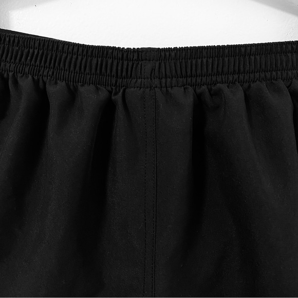 AZUL by Maxine of Hollywood Black Swim shorts W/built-In- briefs size 10 - Picture 4 of 11